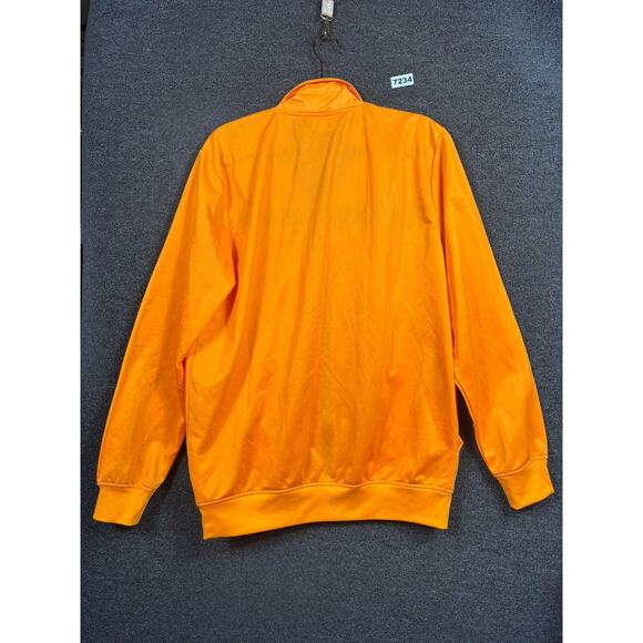 Kappa Track Jacket Mens XL Orange Blue Full Zip Polyester Pockets Logo Athletic - Picture 2 of 8